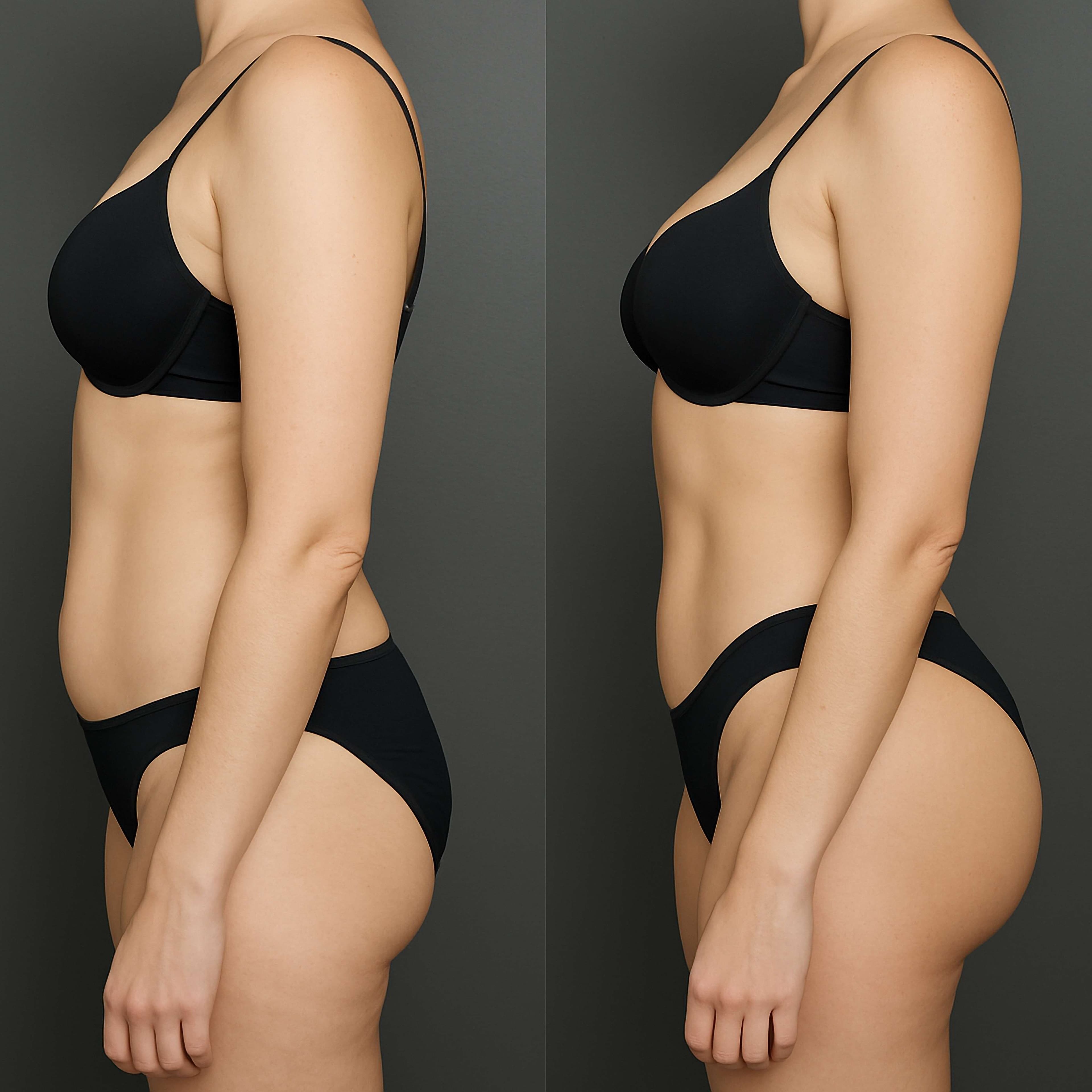 Brazilian Butt Lift (BBL) before and after result